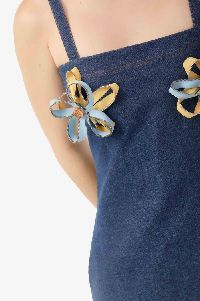 Tubinho Denim Petals