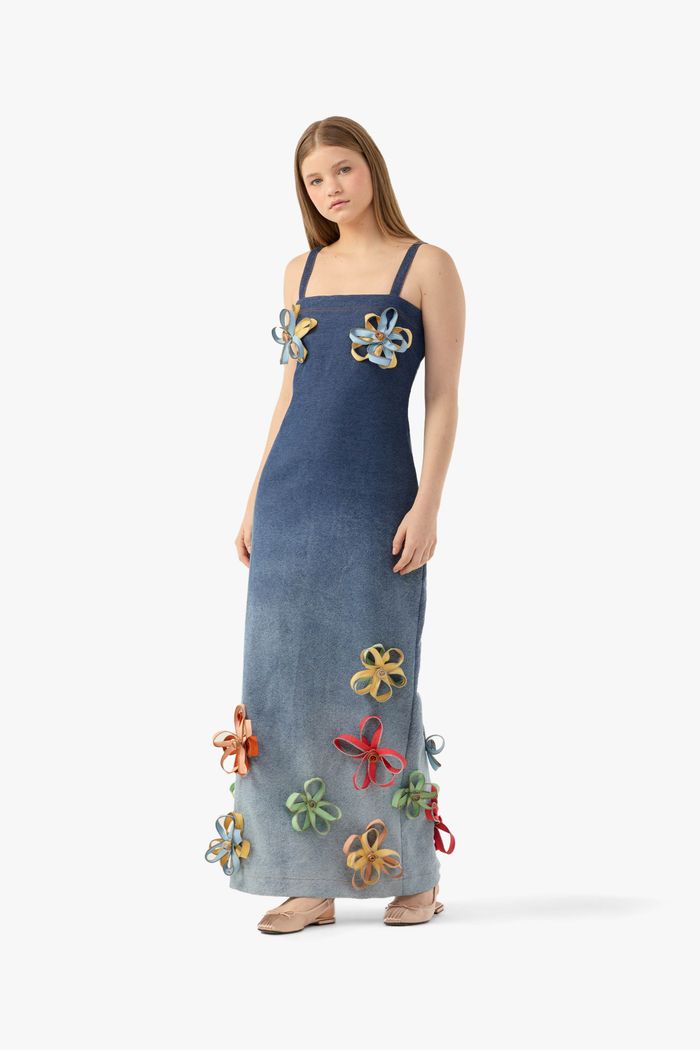 Tubinho Denim Petals