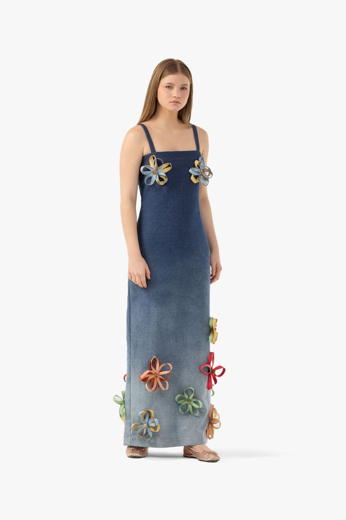 Tubinho Denim Petals
