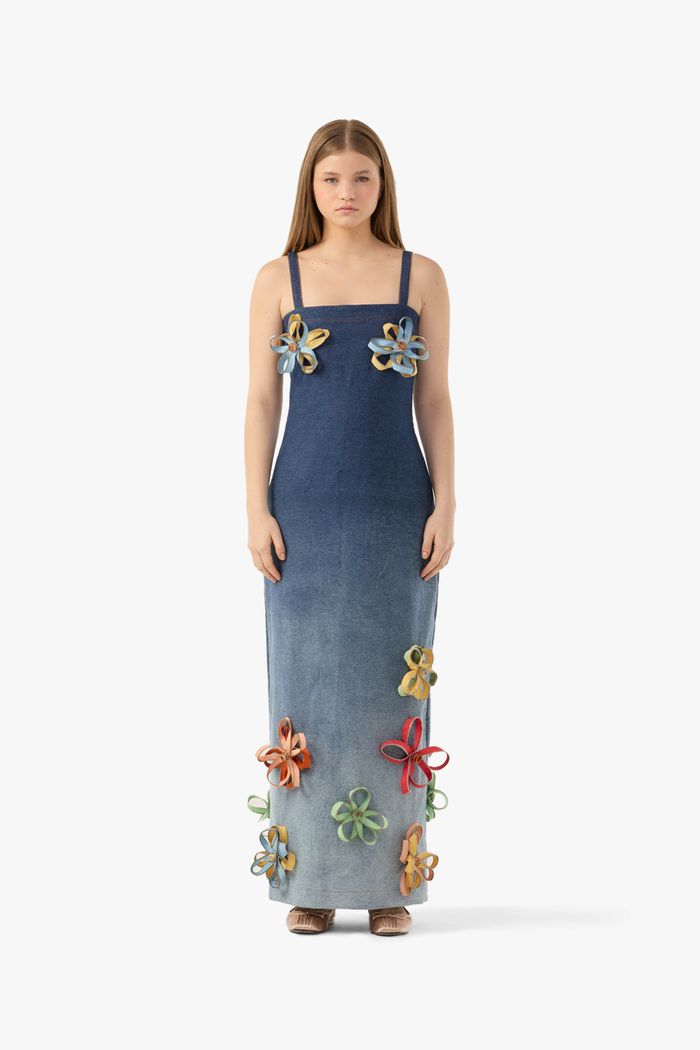 Tubinho Denim Petals