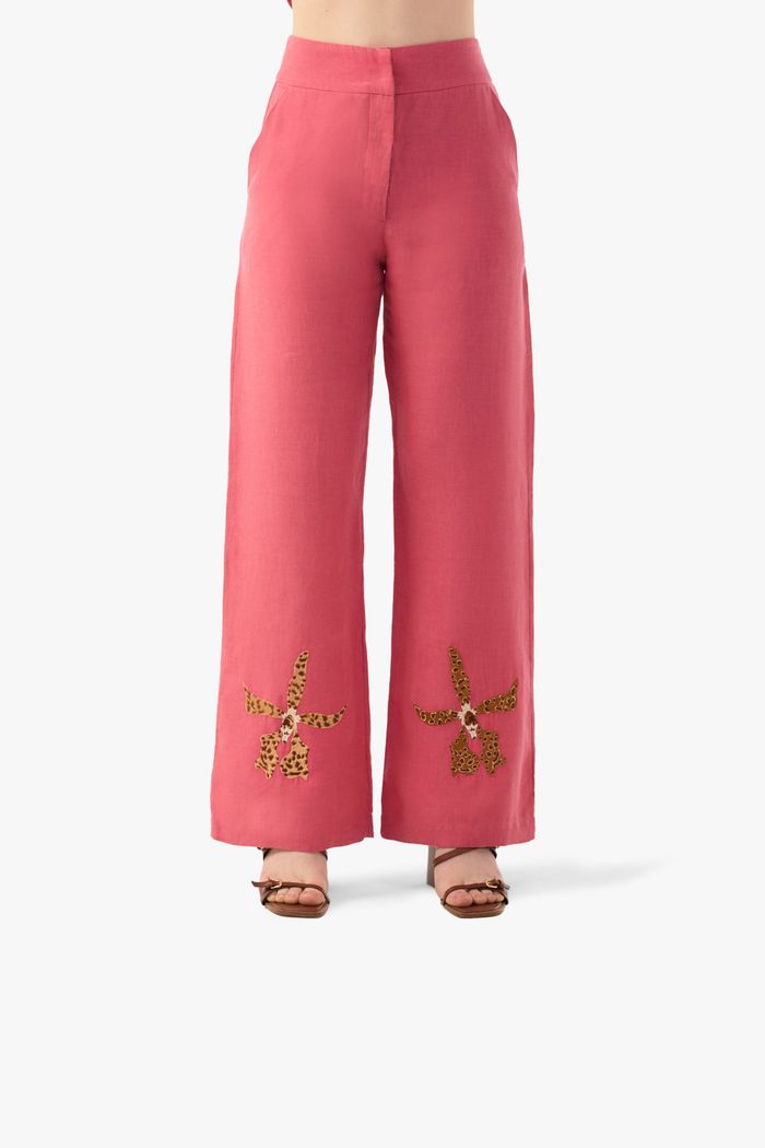 Calça Leopard Orchid Cereja
