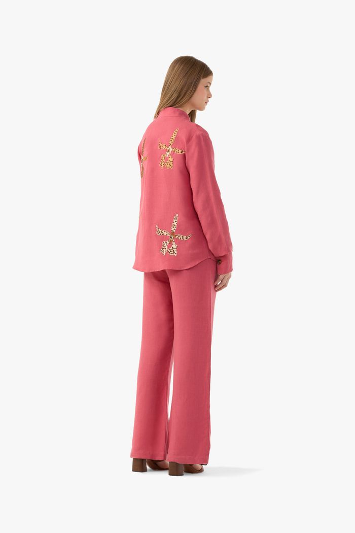 Calça Leopard Orchid Cereja