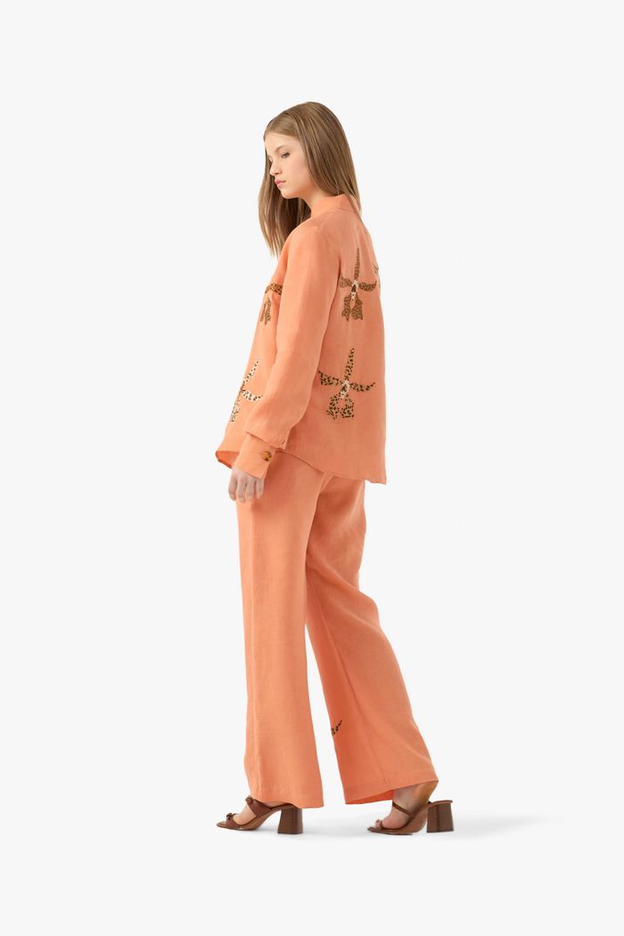 Calça Leopard Orchid Laranja