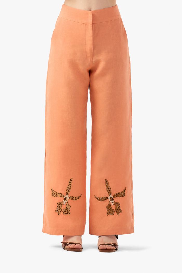 Calça Leopard Orchid Laranja