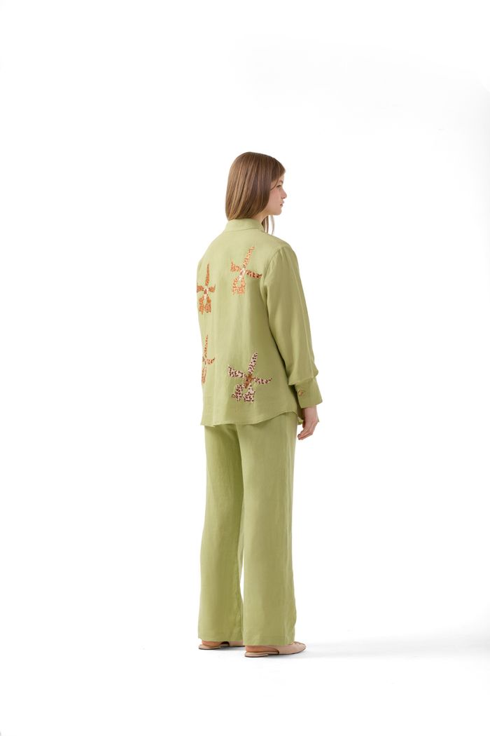 Calça Leopard Orchid Verde