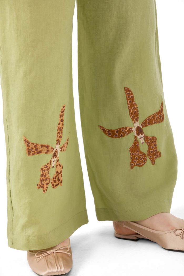 Calça Leopard Orchid Verde