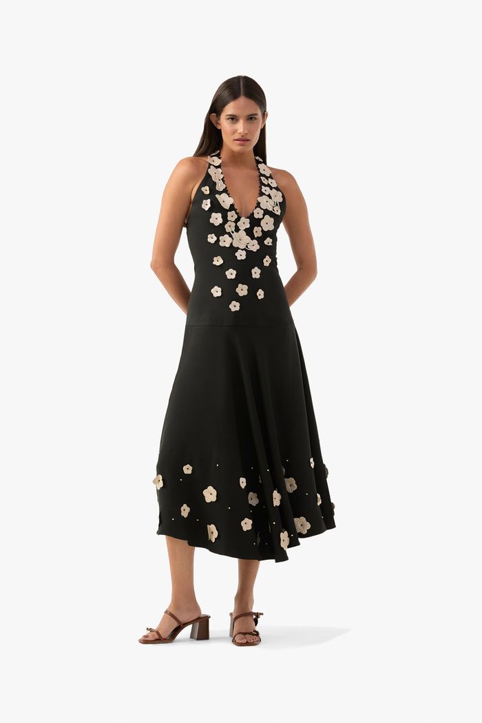 Vestido Frente Unica Flores