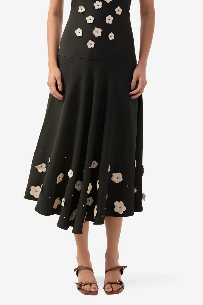 Vestido Frente Unica Flores