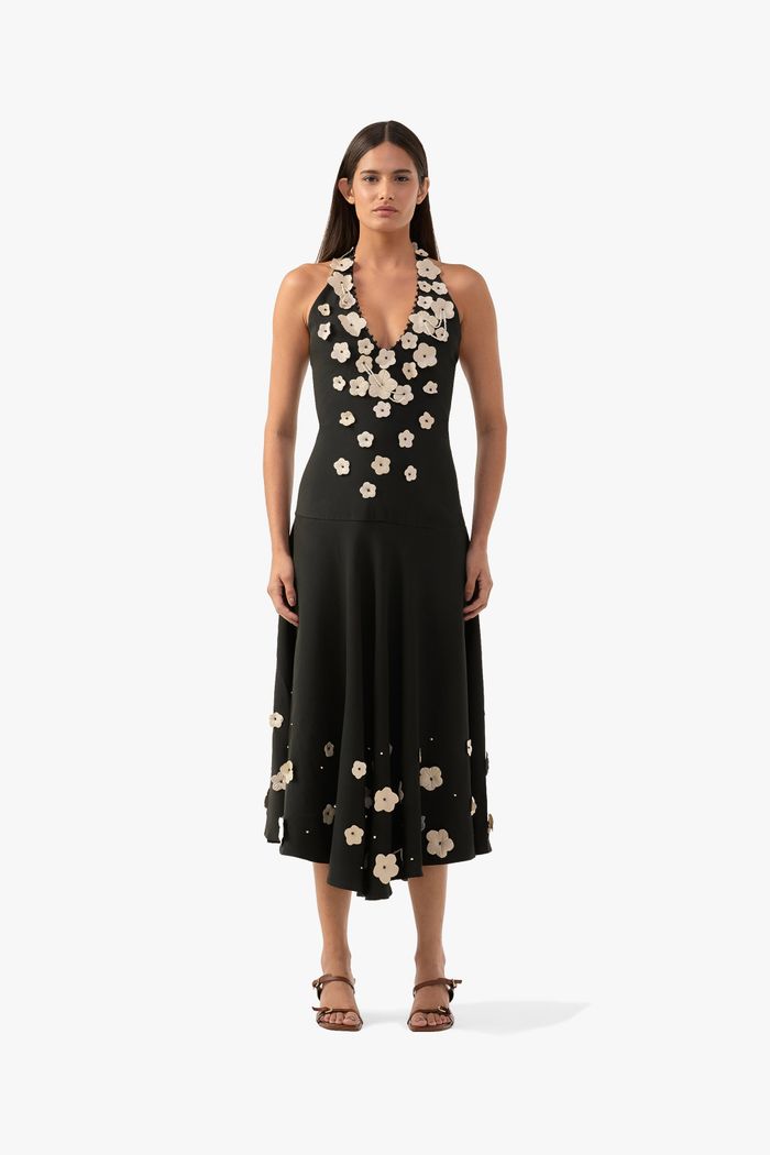 Vestido Frente Unica Flores