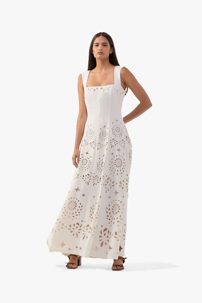Vestido Laser Longo