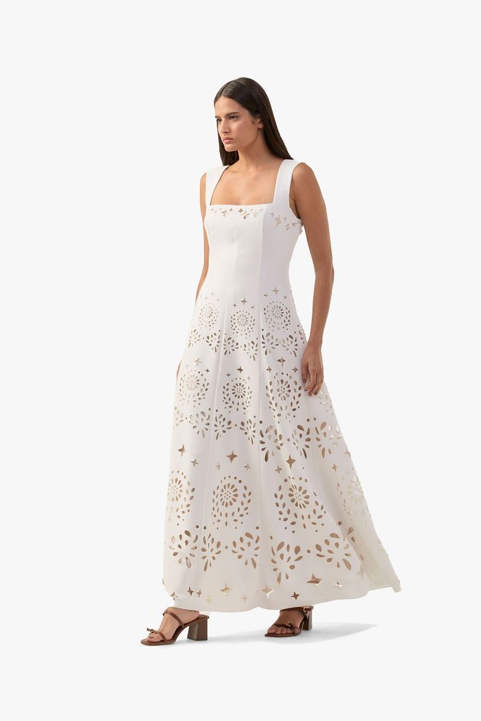 Vestido Laser Longo