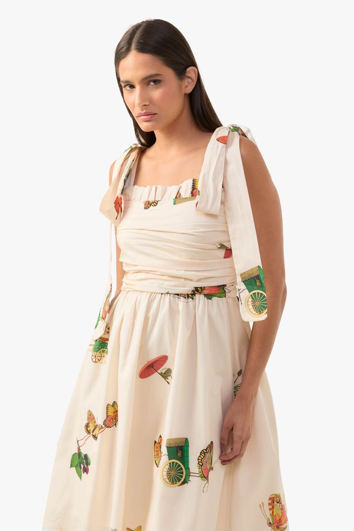 Minidress Petit Animaux Ivory