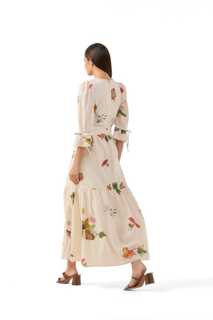 Vestido Petit Animaux Ivory