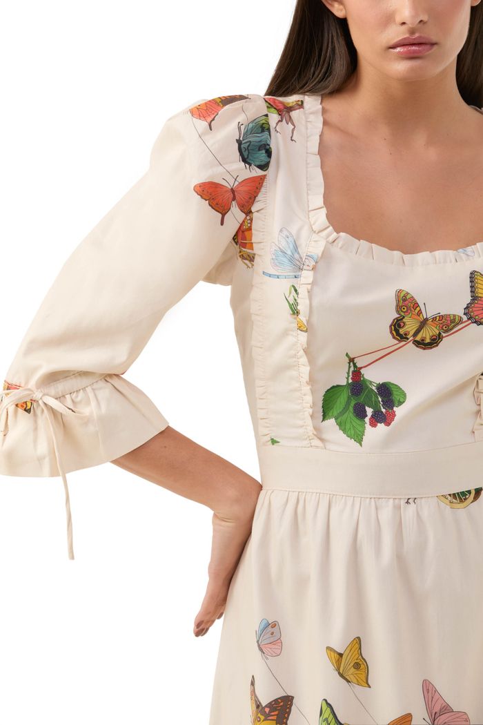 Vestido Petit Animaux Ivory