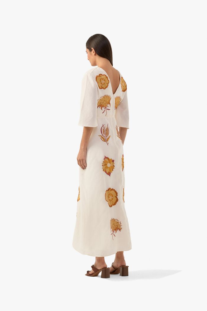 Vestido Fleur Blanc