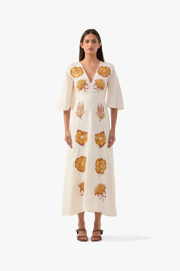 Vestido Fleur Blanc