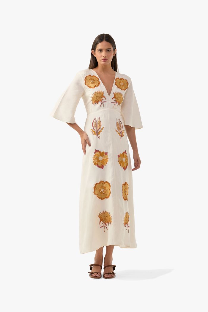 Vestido Fleur Blanc