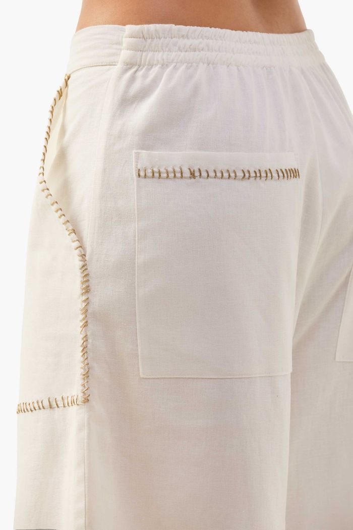 Calça Fleur Blanc