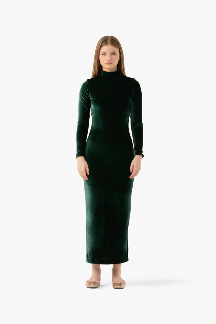 Vestido Velvet Verde