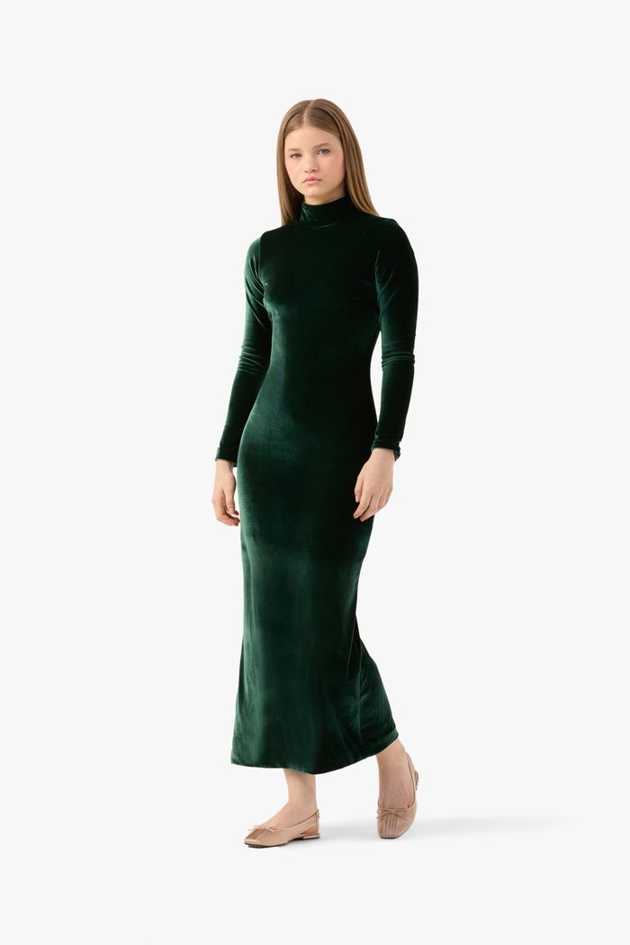 Vestido Velvet Verde