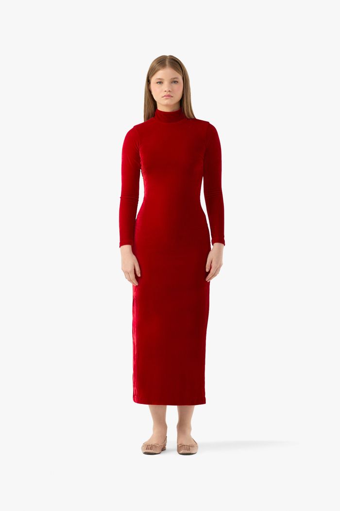 Vestido Velvet Vermelho