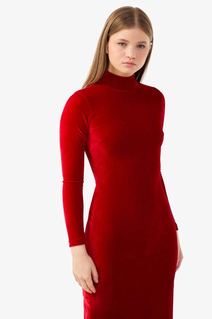 Vestido Velvet Vermelho