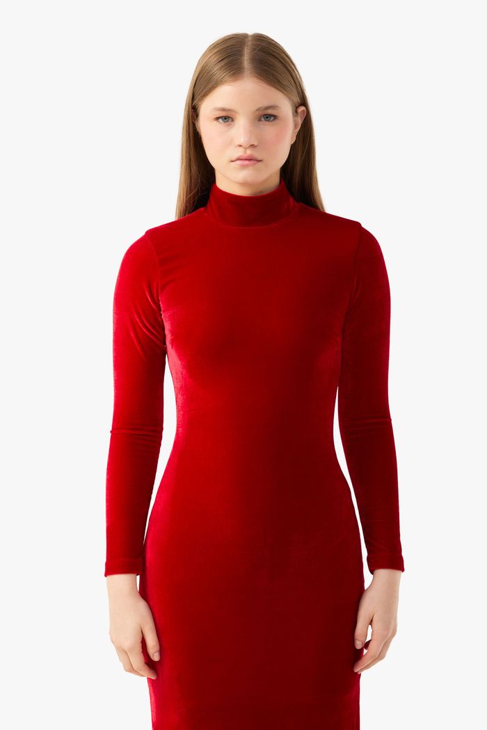 Vestido Velvet Vermelho