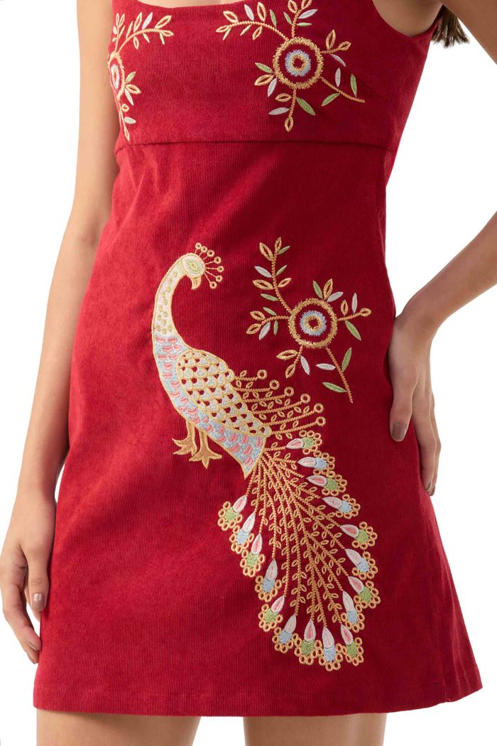 Minidress Peacock