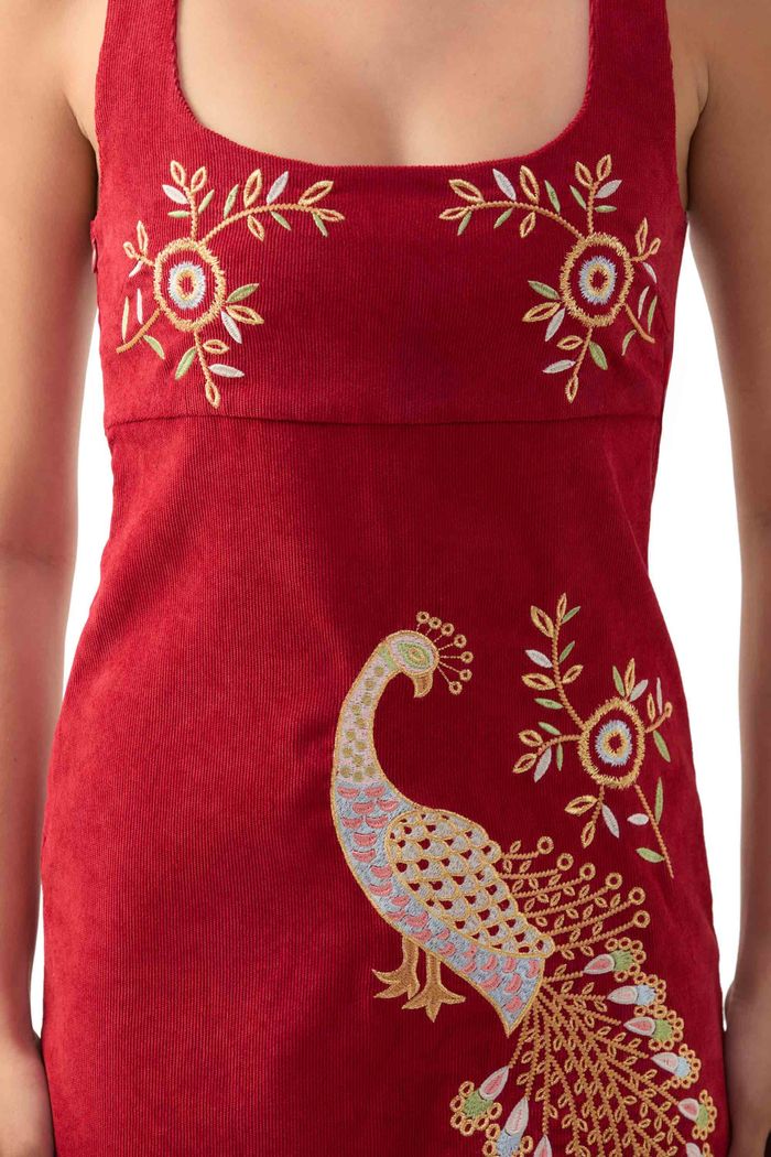 Minidress Peacock