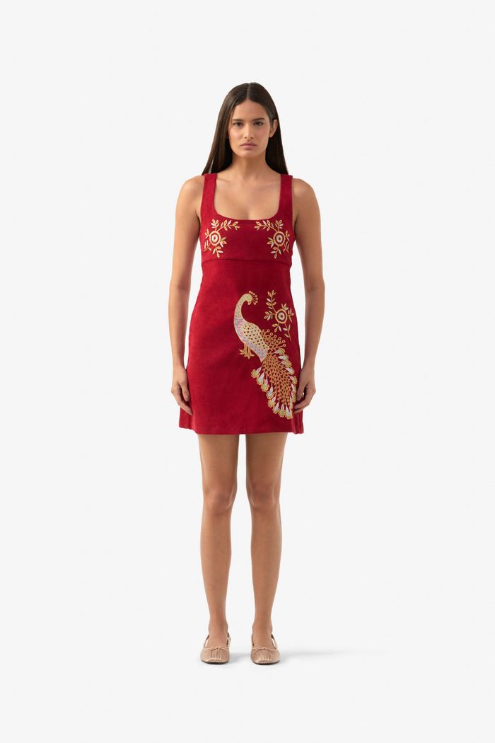 Minidress Peacock
