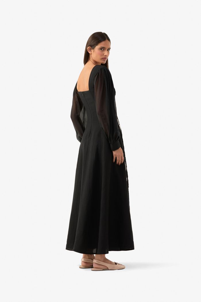 Vestido Cubista Preto