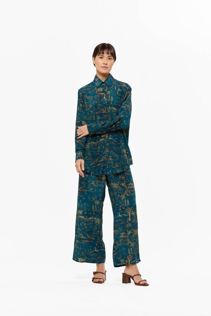 Calça Ukiyoe