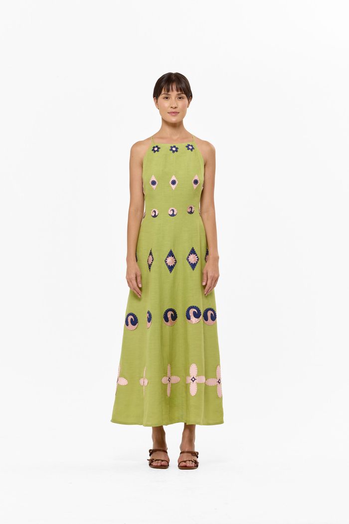 Vestido Mosaico Alça
