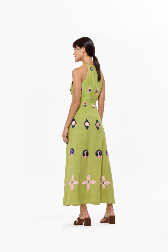 Vestido Mosaico Alça