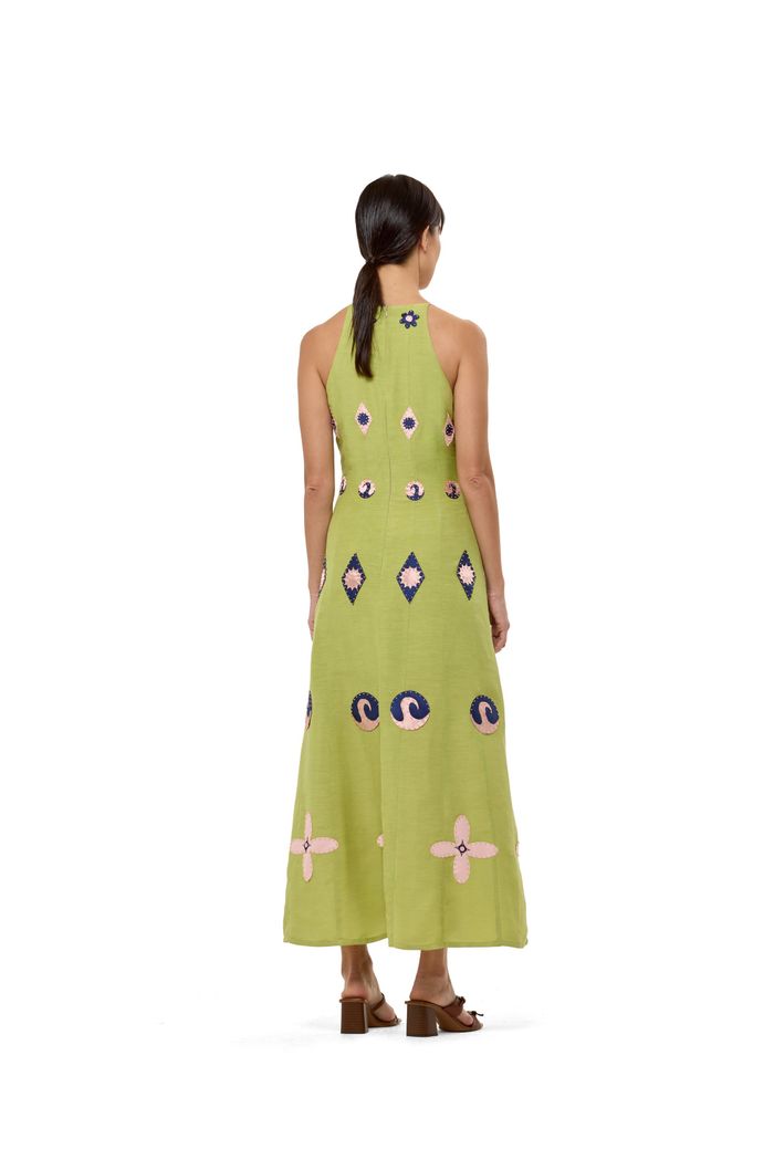 Vestido Mosaico Alça