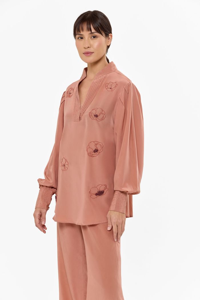 Blusa Anemone Rose