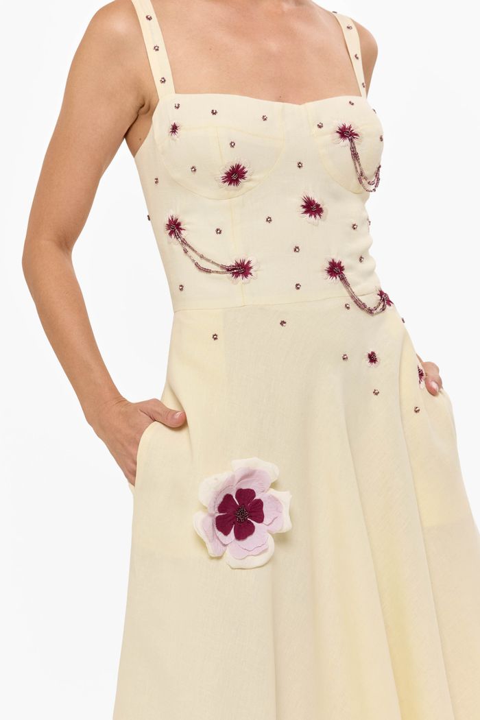 Vestido Anemone Ivory
