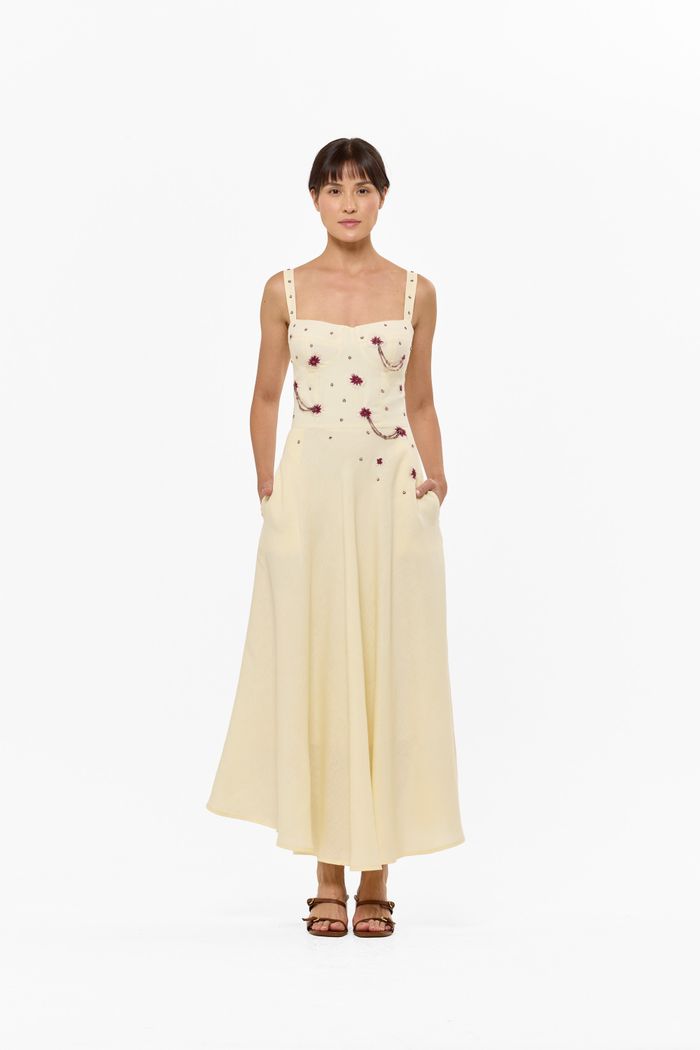Vestido Anemone Ivory