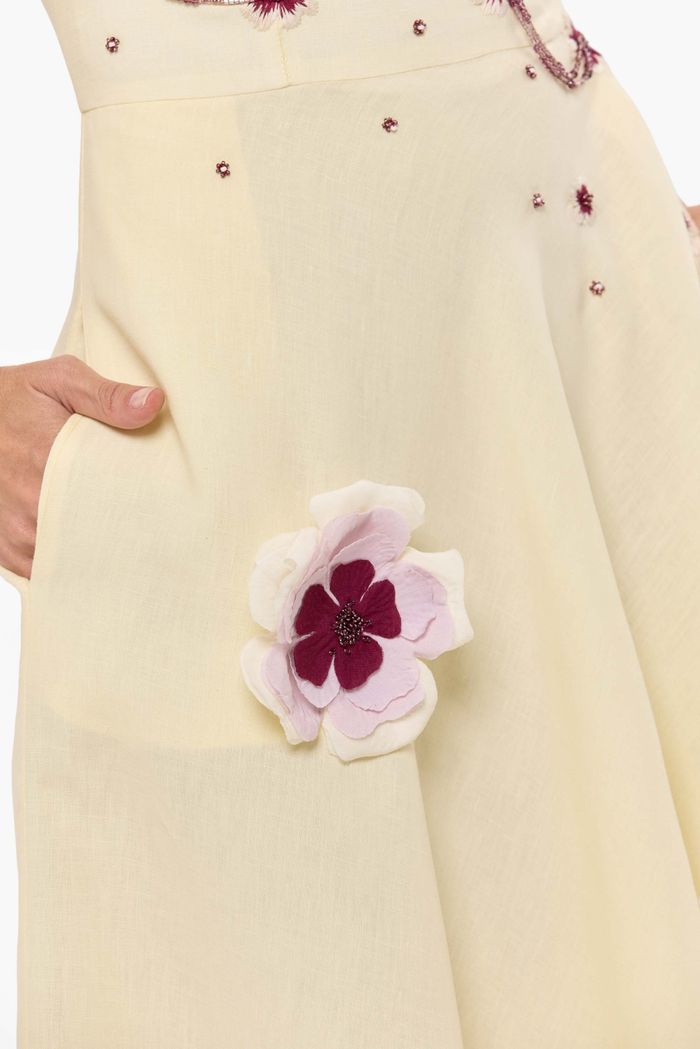 Vestido Anemone Ivory