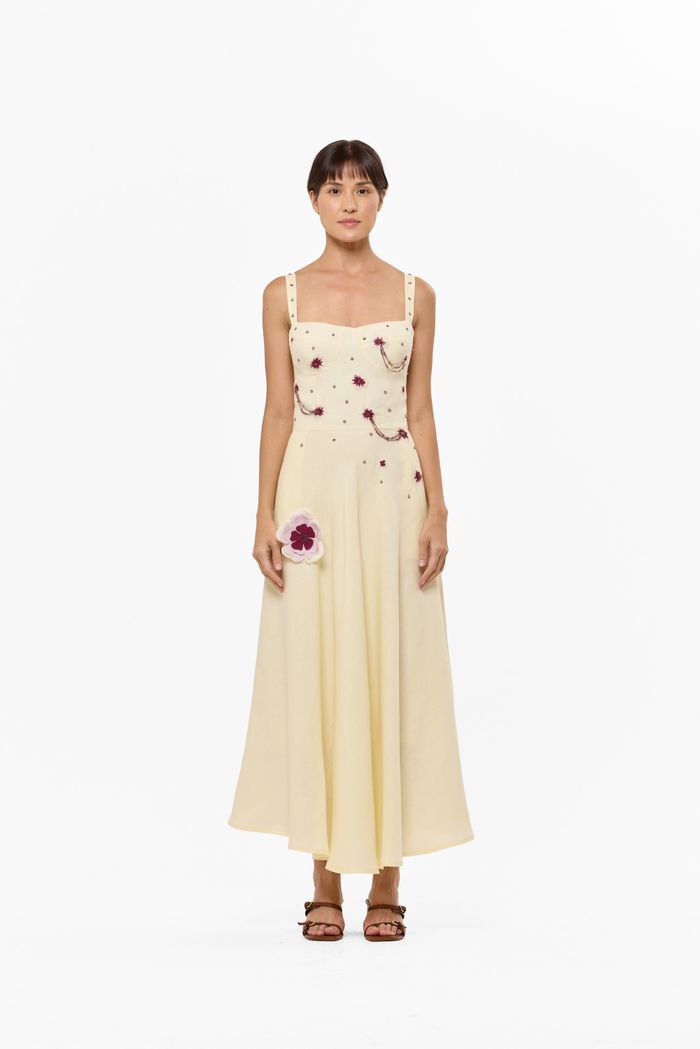 Vestido Anemone Ivory
