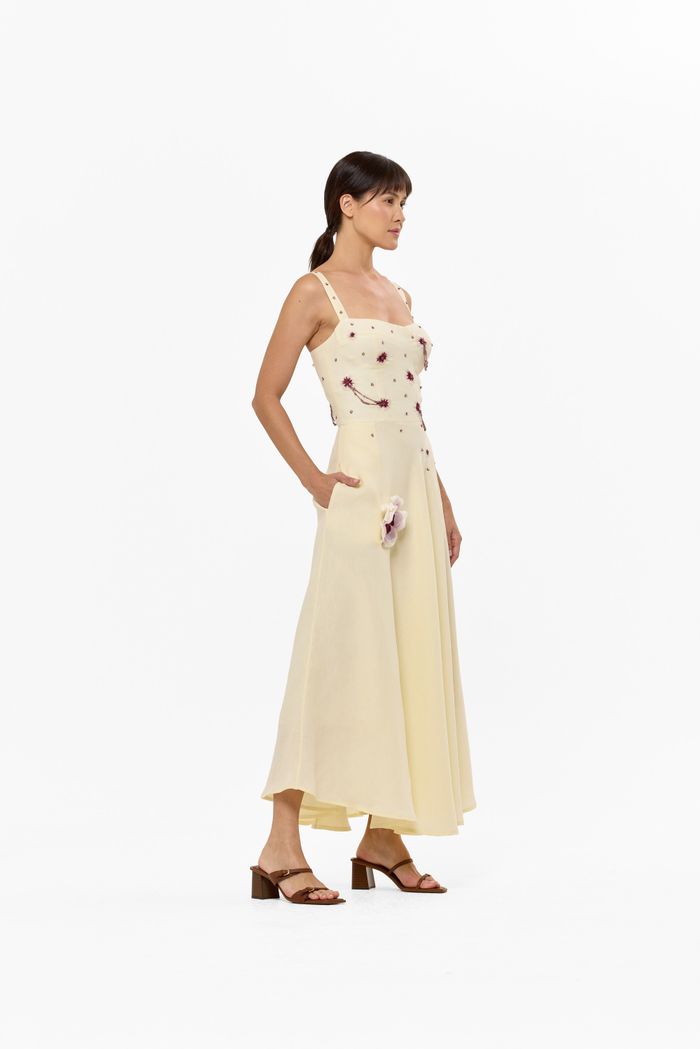 Vestido Anemone Ivory