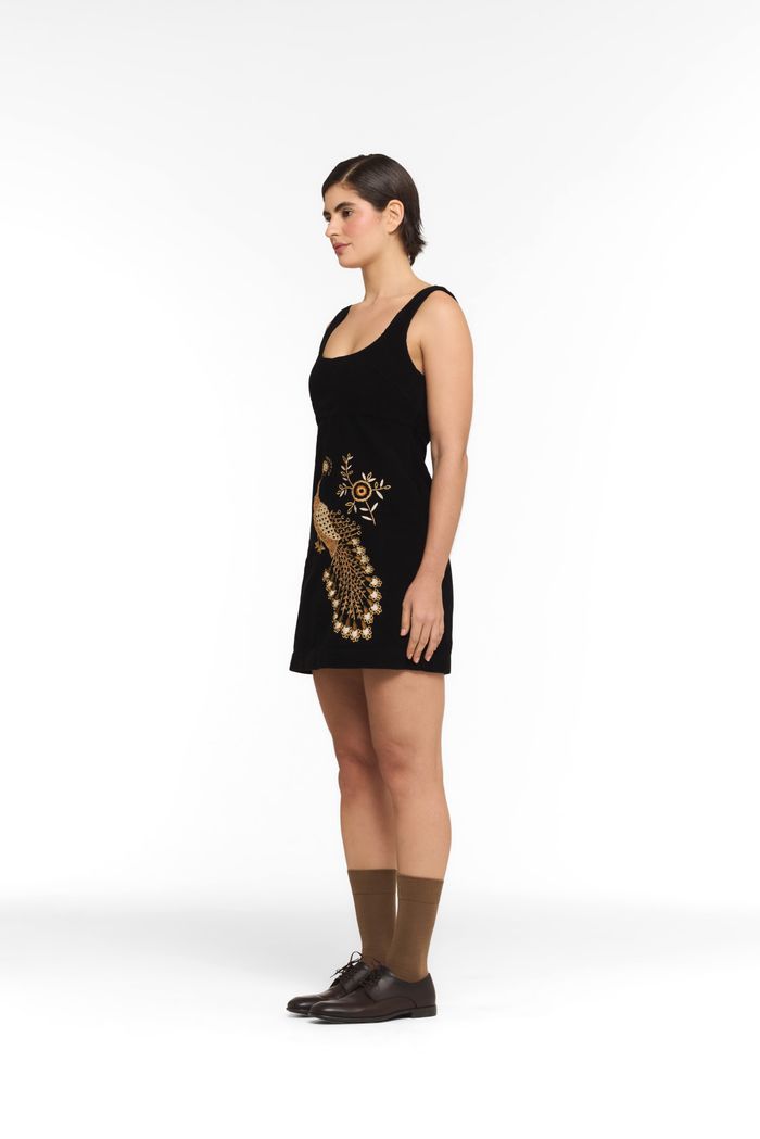 Minidress Peacock Noir