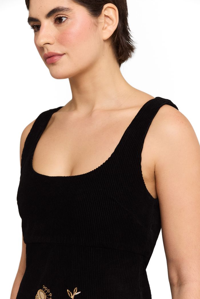 Minidress Peacock Noir