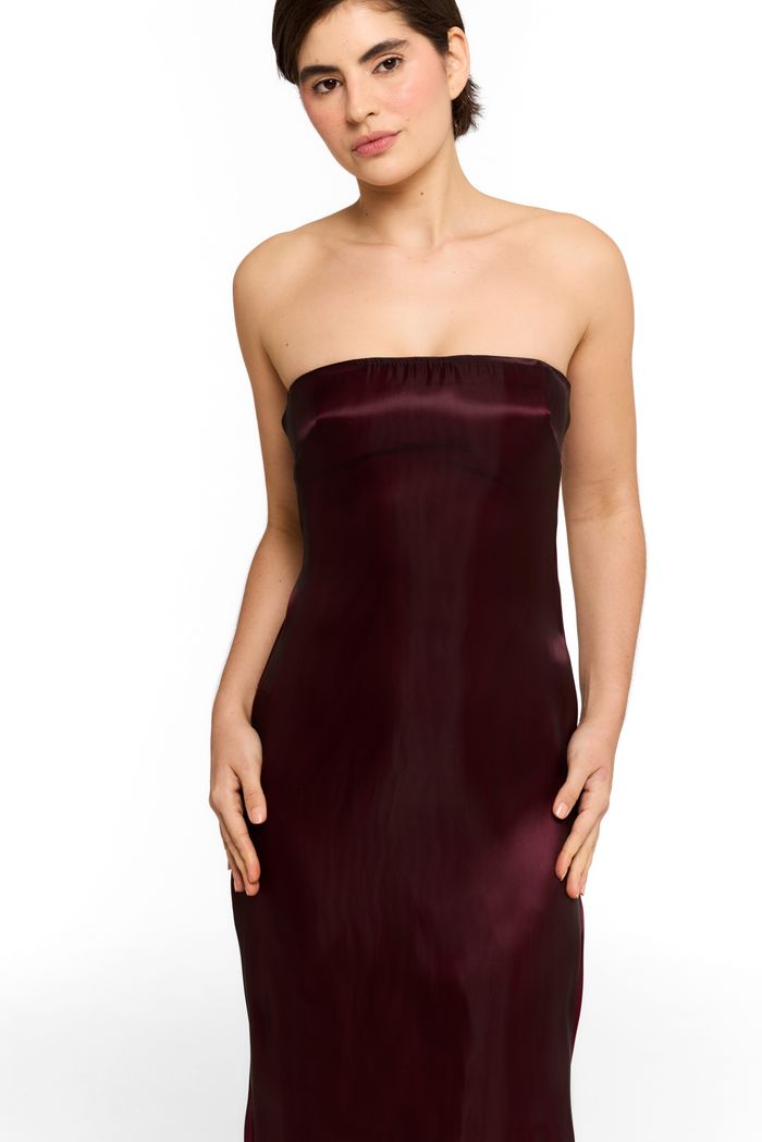 Vestido Liquid Burgundy