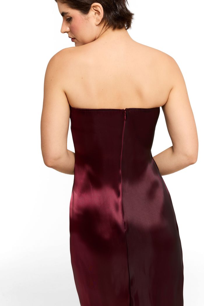 Vestido Liquid Burgundy