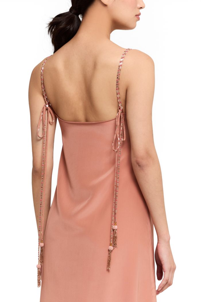 Vestido Vintage Straps Rose