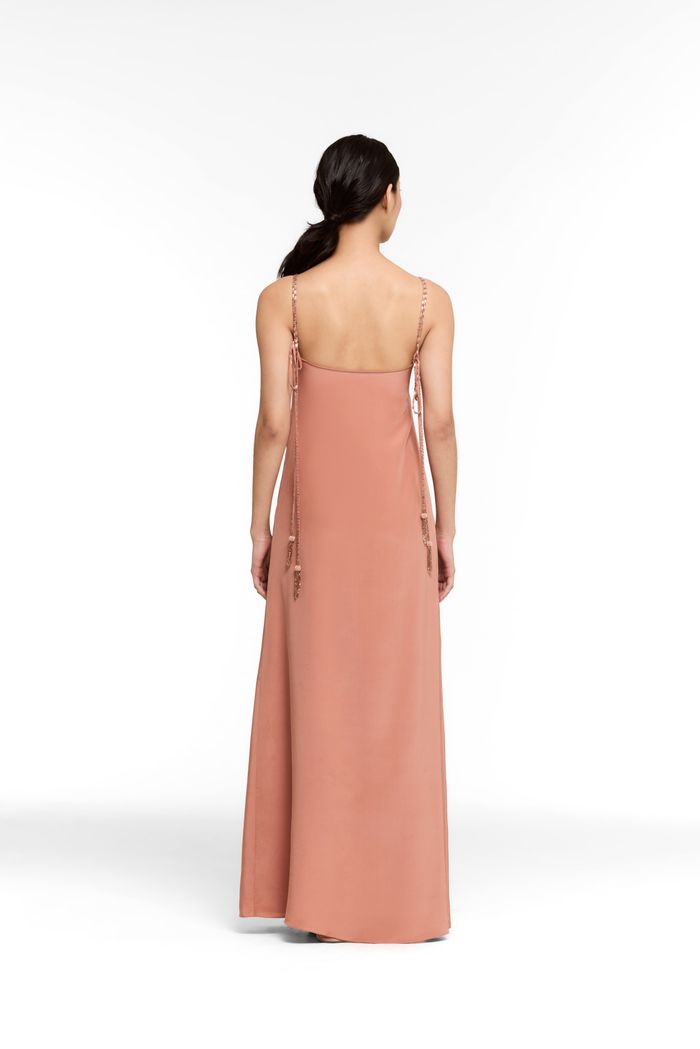 Vestido Vintage Straps Rose
