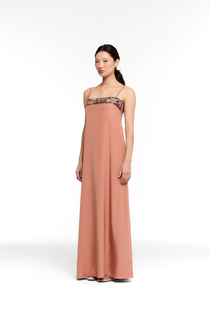 Vestido Vintage Straps Rose