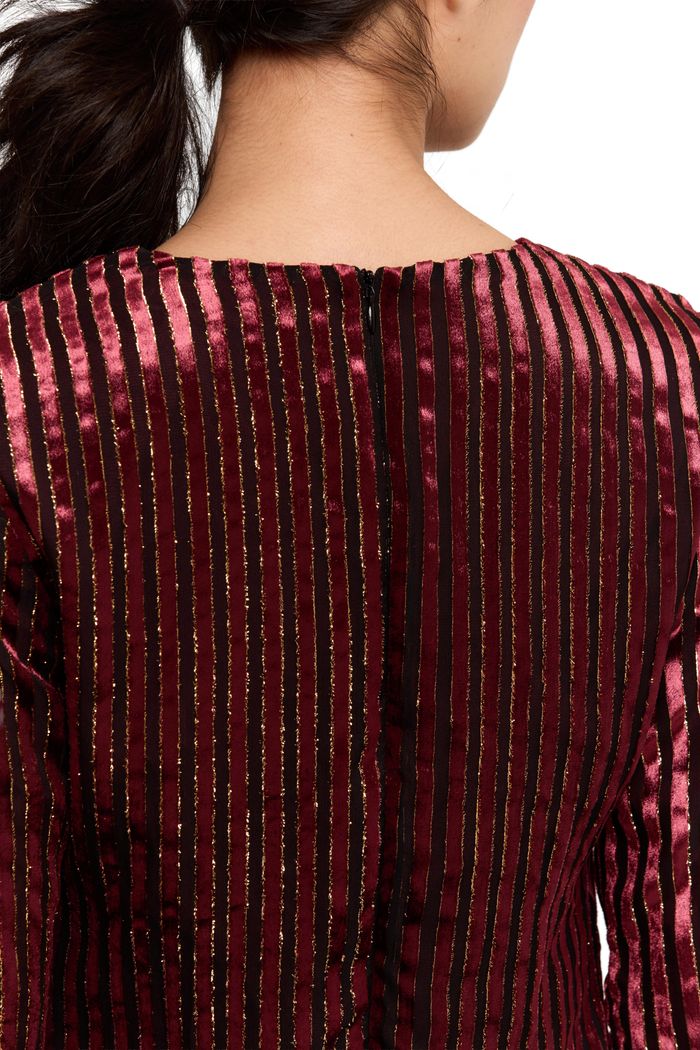 Vestido Velvet Stripes