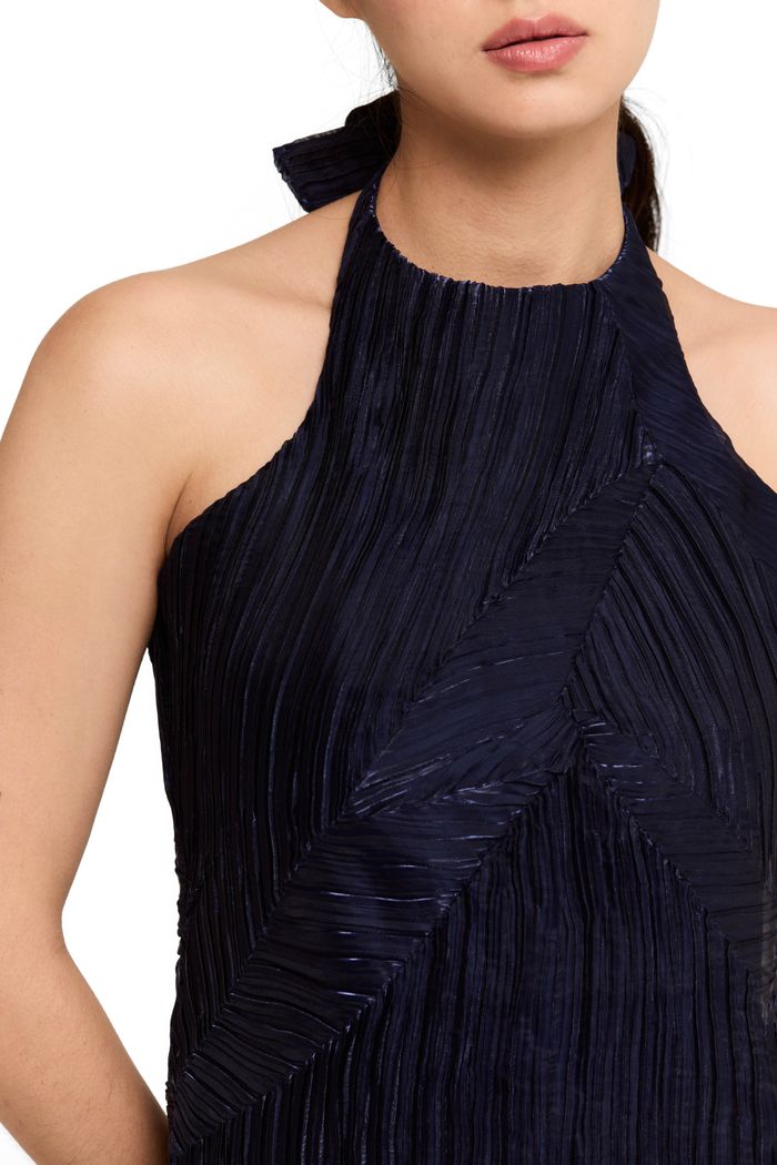Vestido Folded Memory Blue